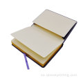 Inbunden perfekt bindande pu läder anteckningsbok